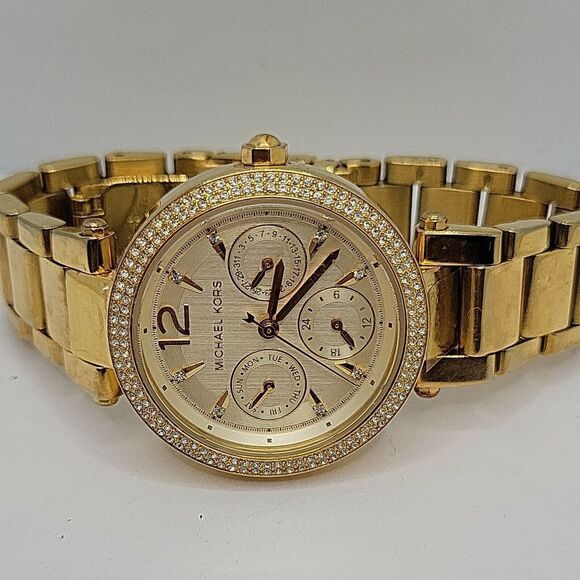 Michael Kors Parker MK6351 Women Stainless Steel Analog Dial Quartz Watch AM532 - Picture 7 of 11